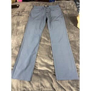 Travis Mathew Mens Performance Golf Pants Blue Size 30 Stretch Wrinkle Resistant